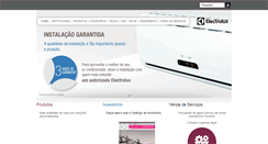 Desktop Screenshot of electrolux.bruc.com.br